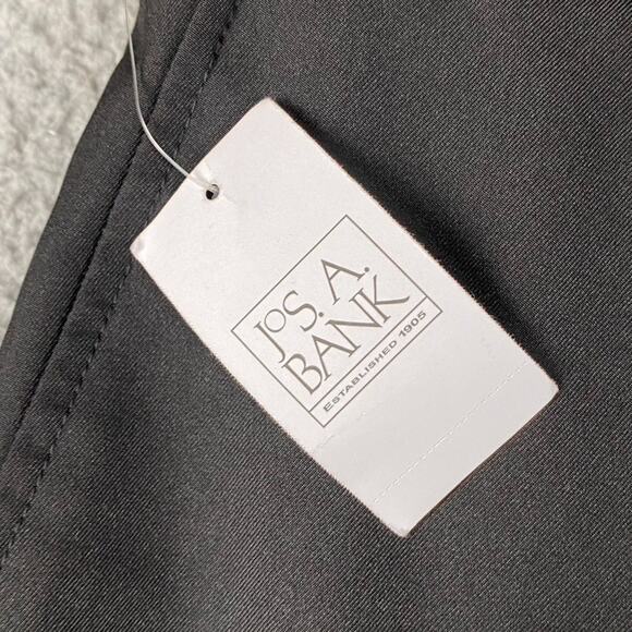 Jos A Bank Traveler Performance Tailored Fit Trouser Pants Men's 40x32 Black New - Picture 3 of 11